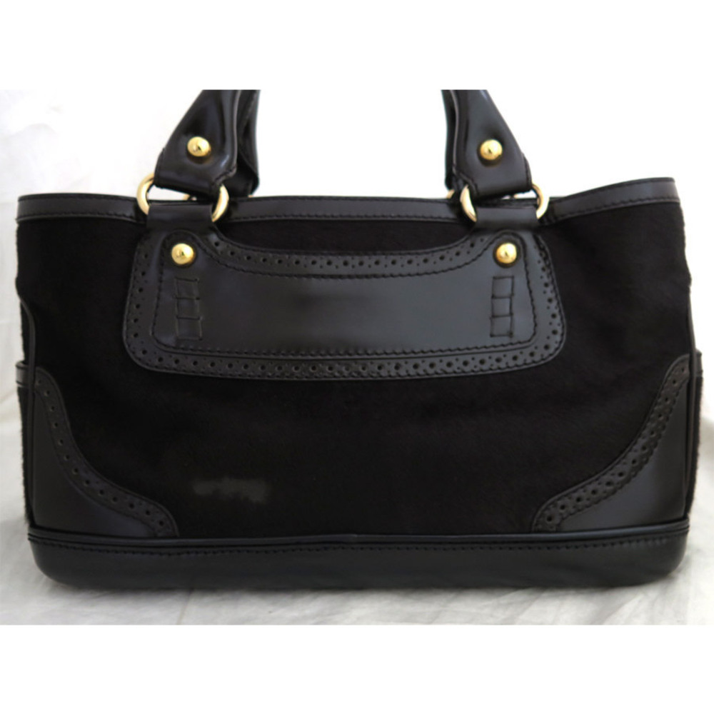 Celine Boogie Bag Dark Brown Black gold pony leather - Picture 3 of 4
